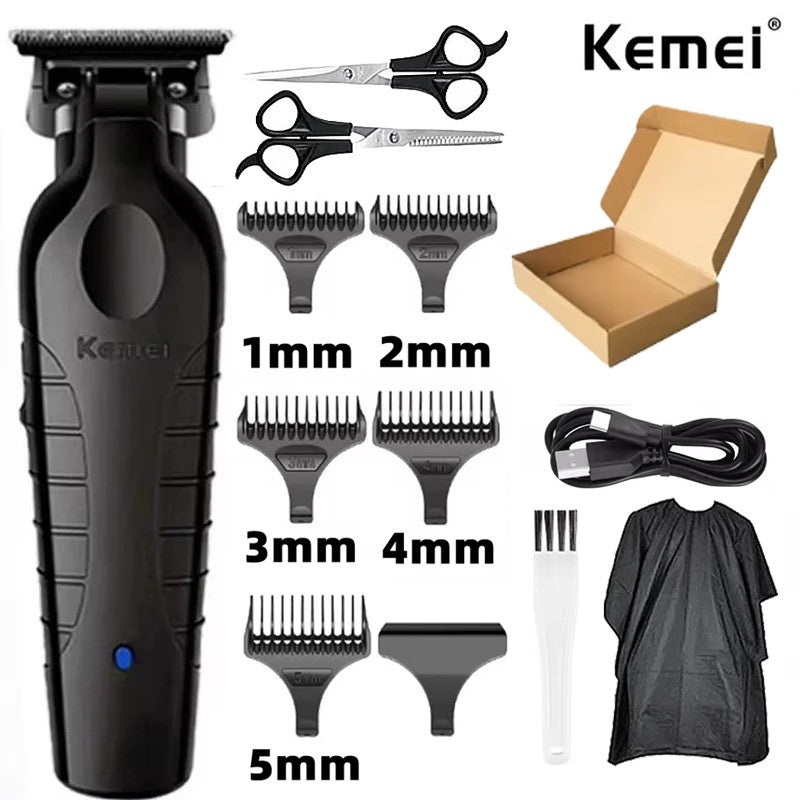 Kemei KM-2299 KM-2024 Professional Barber Cordless Electric Hair Clippers USB Rechargeable Hair Trimmers Hair Cutting Machine