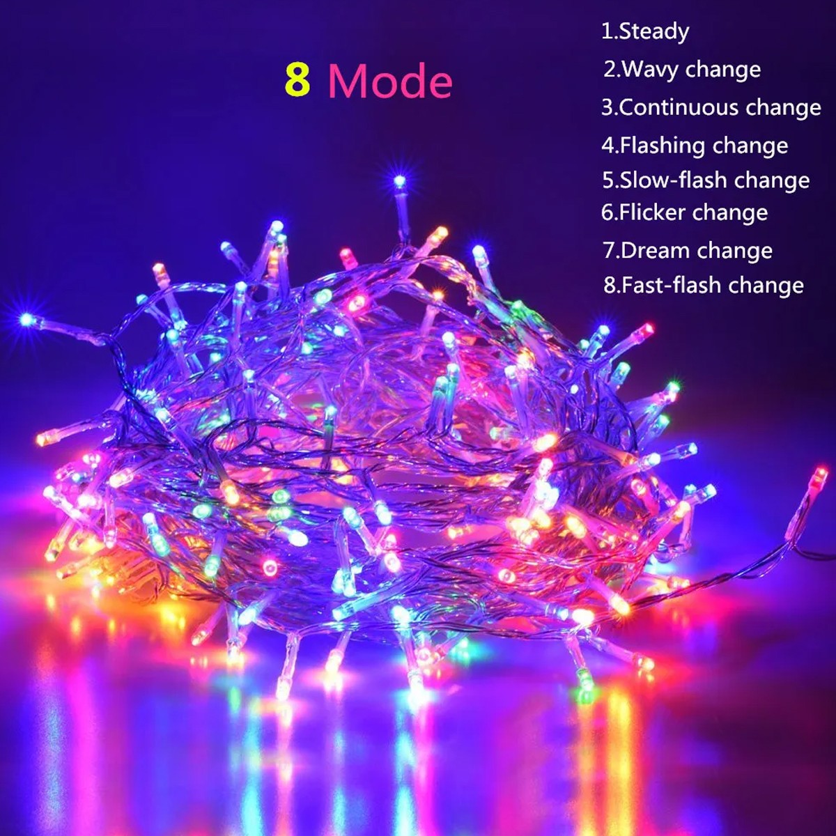 LED Christmas Lights 5/10/20M 220V Waterproof Fairy Lights Outdoor Garden Tree Home Halloween Party Holiday Decoration Lighting