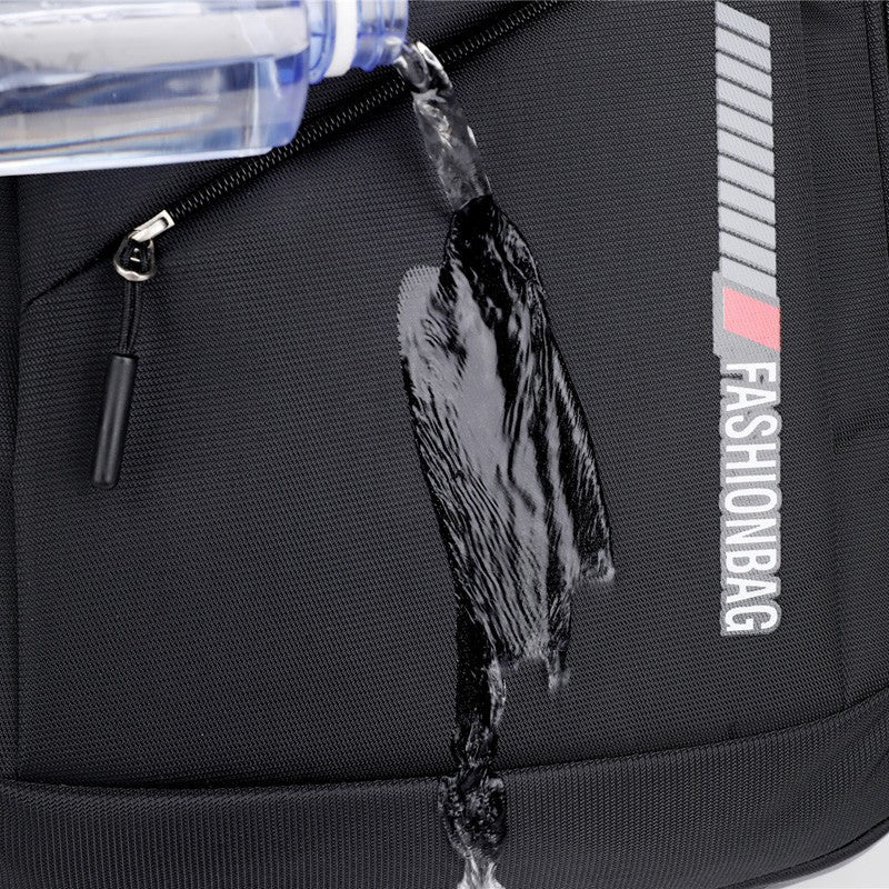 Backpack men casual large-capacity computer travel backpack female junior high school students high school students schoolbag