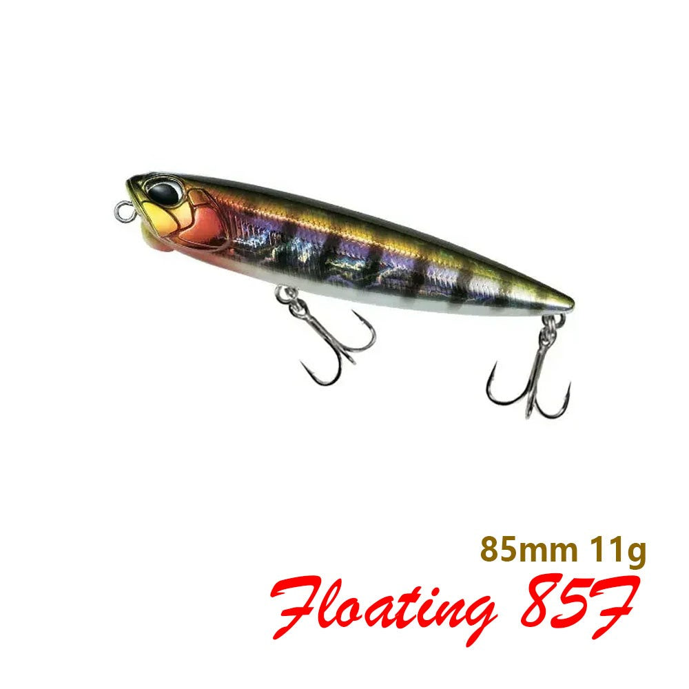 85mm 11g Floating Pencil Fishing Lure Topwater Walking the Dogs Freshwater Swimbait Wobbler for Pike Bass Artificial Hard Baits