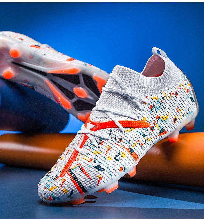 Mens Football Field Boots Ultralight Turf Indoor Society Training Soccer Shoes Cleats for Kids Sneakers TF/FG Football Shoes