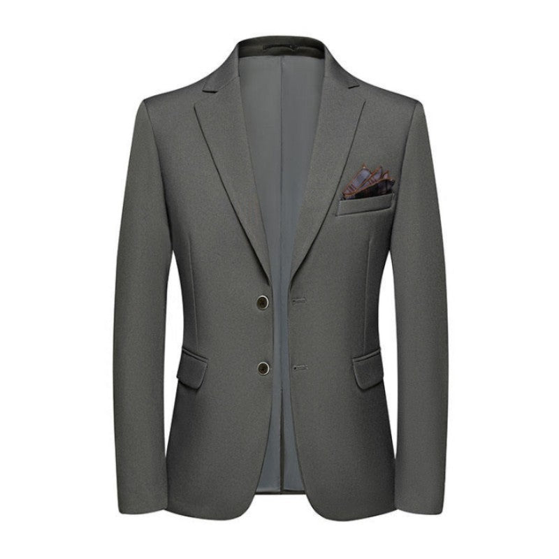2025 Men's Slim Fit Business Casual Blazer High Quality Fashion All-in-One Banquet Korean Style Handsome Trend for All Seasons
