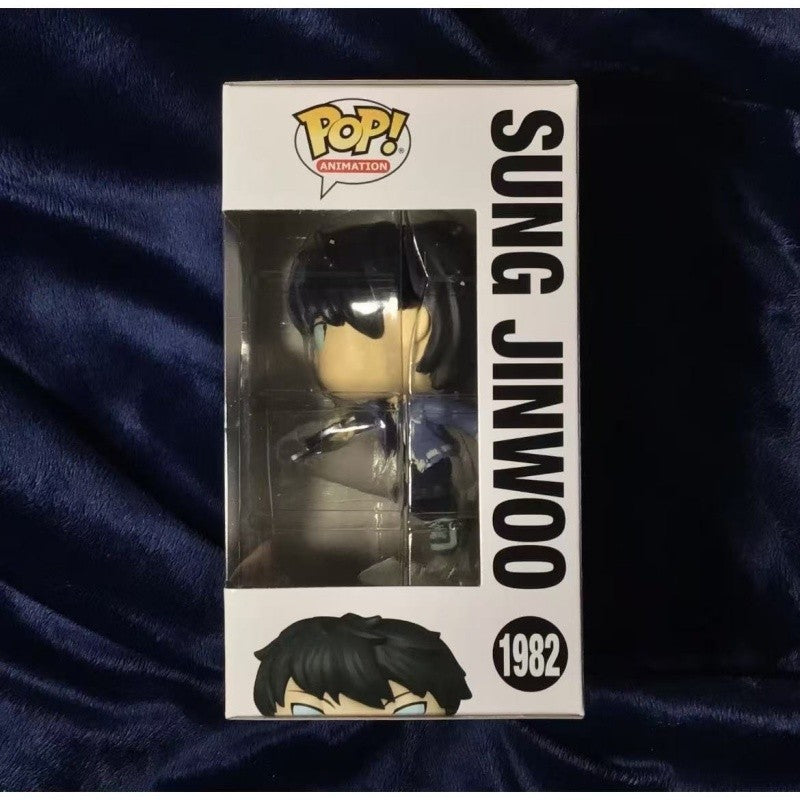 Official Genuine Funko Pop Solo Leveling Sung Jin-Woo Action Doll Model 1982 Limited Edition Hidden Item Vinyl Dolls Gift Toys