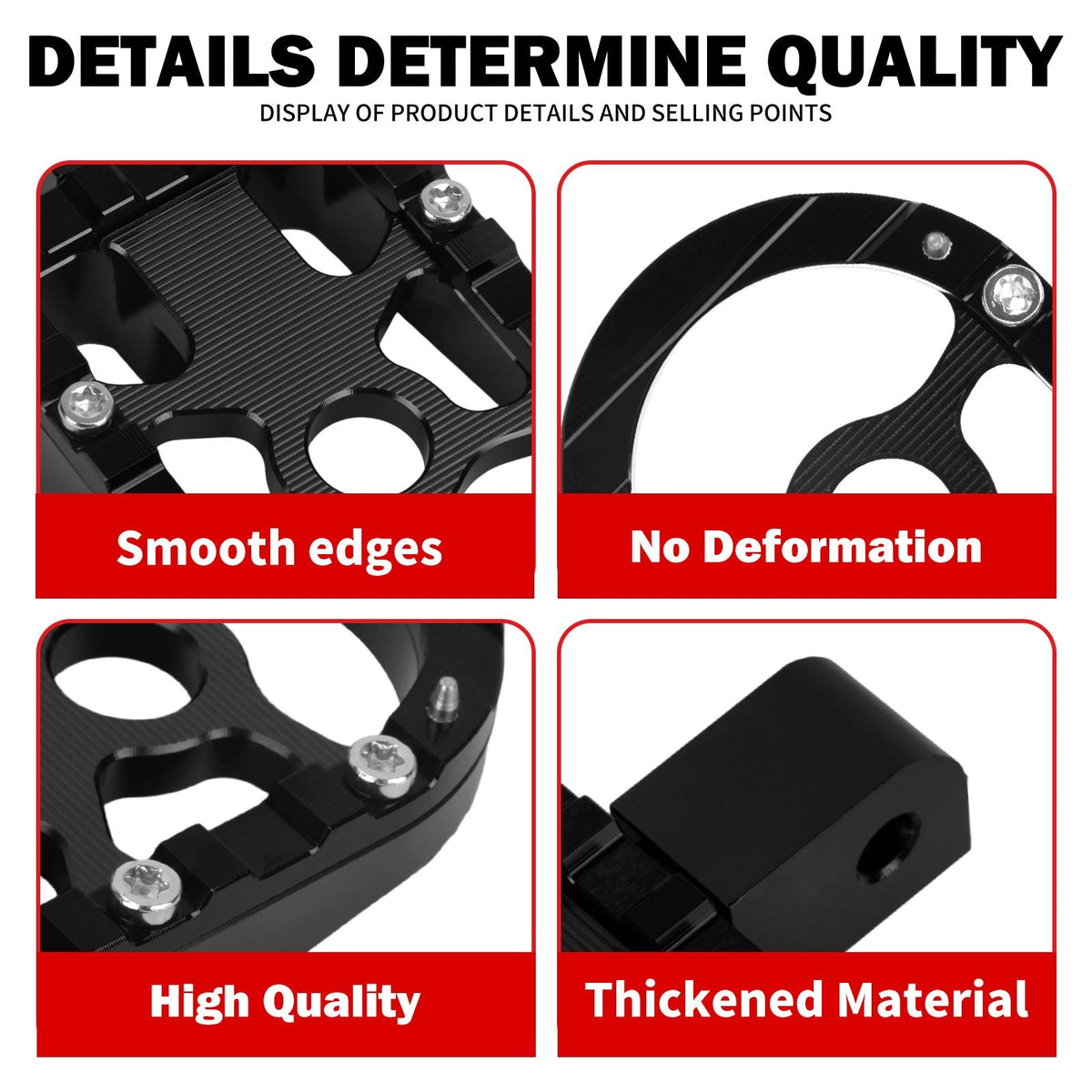 Motorcycle Footpegs Passenger Footrest Foot Pegs For Harley Softail Breakout Fat Bob Fat Boy Low Rider S Street Bob 2018-2025