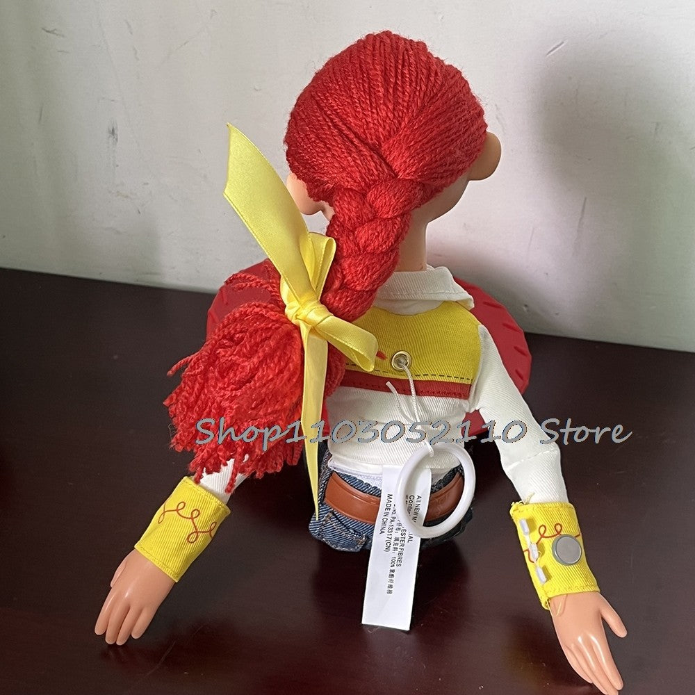 Toy Story 4 Talking Woody Jessie Action Figure Sing Soft Cute Anime Figure Decoration Birthday Model Gift Toys