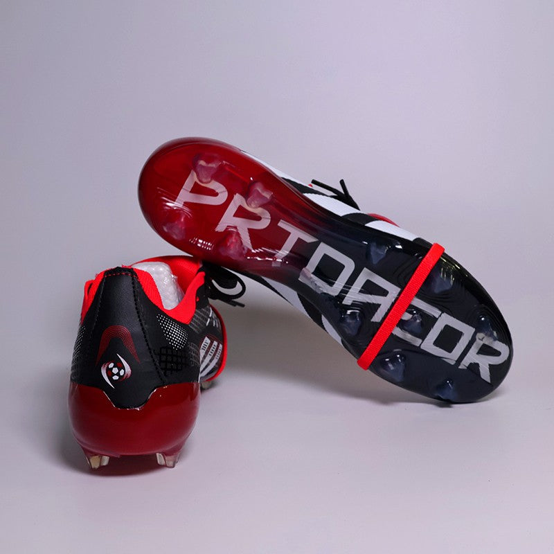 M-2502 Pro Mens Soccer Shoes Training Non-Slip Turf Soccer Cleats TF/FG Football Sneakers Chuteira Campo for Man 35-45