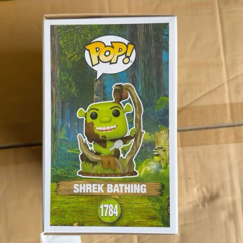 Genuine Funko Pop Shrek Action Doll Model Shrek Bathing 1748 Vinyl Sculpture Dolls Desktop Decoration Collectibles Gifts Toy