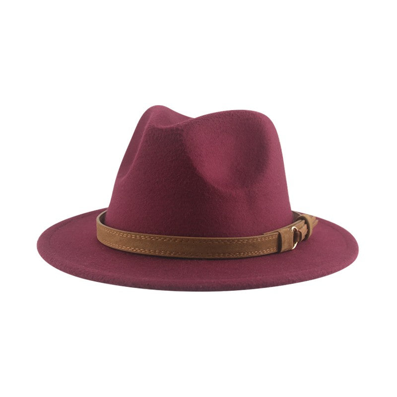Hats for Women Fedoras Girls Hat Boys Hat Felted Kids Baby Caps Small 52cm 54cm Belt Wedding Cute Kid Fedoras Sombreros De Mujer