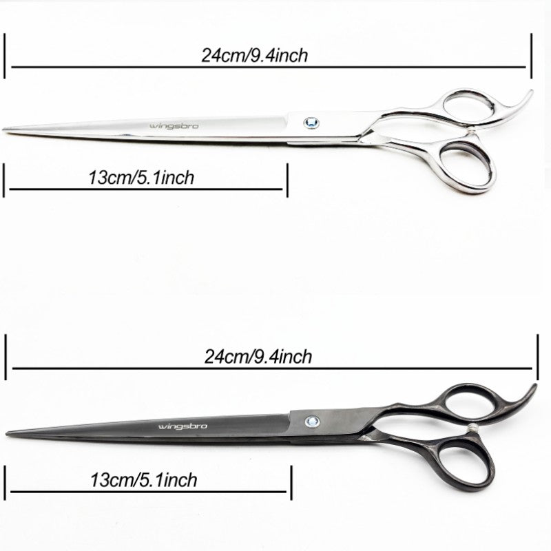 wingsbro 9 inch Professional Pet Dog Grooming Shear Pet Shop Scissors for Dog Hair Groomer Dog Stylist