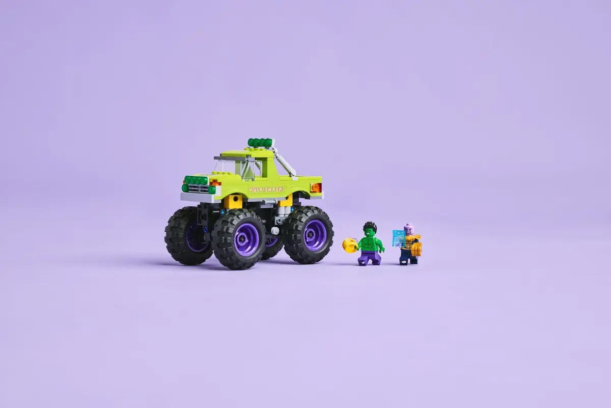 LEGO, Marvel, 76312, Hulk off-road vehicle battle, Thanos, children's building block toy gift