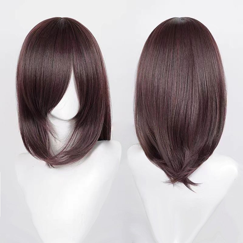 Cosplay Wigs Multicolor 16 Inch Short Straight Men's Wig Synthetic Heat Resistant Wigs for Anime Cosplay Halloween Party Use