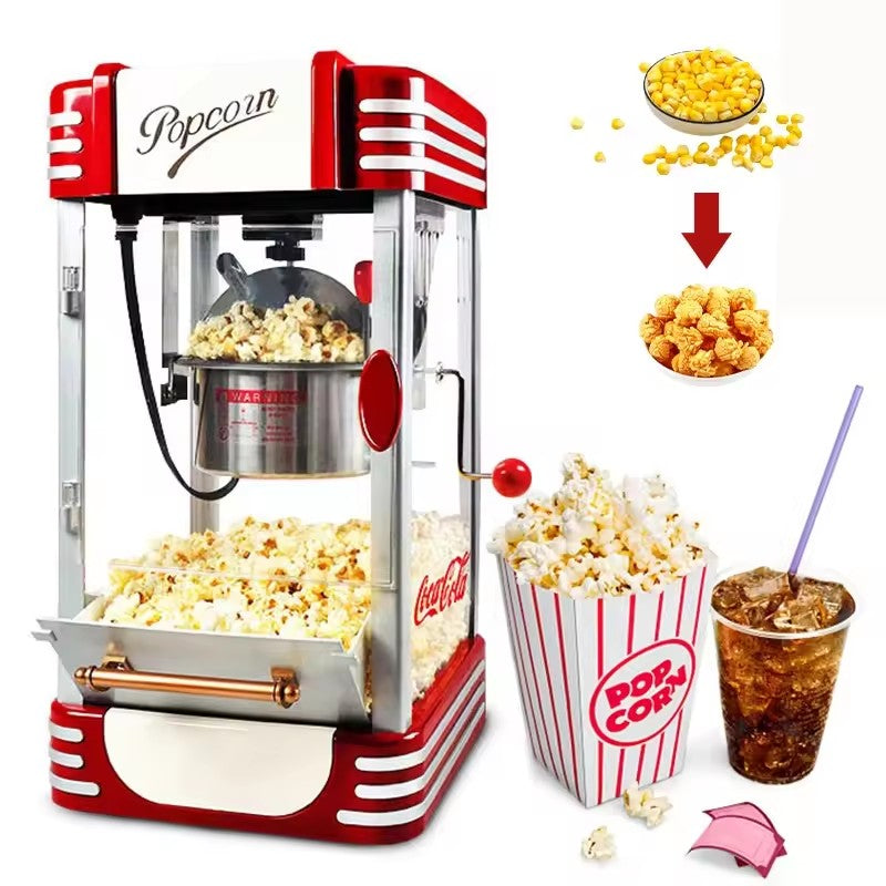 XEOLEO Electric Popcorn Machine 330W Small household Popcorn Maker Corn Popper DIY Creativity For Children