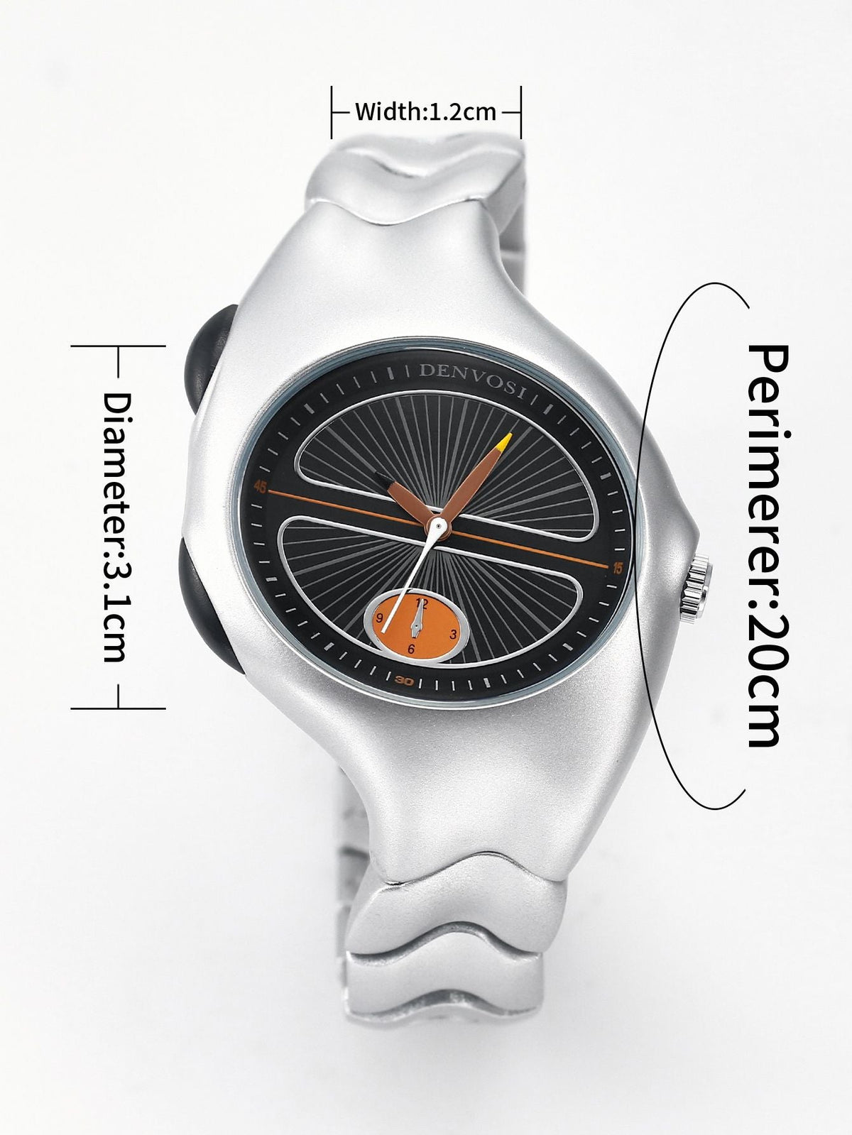 Alien Twist Original Watch Distorted Y2K Watch Men quartz watch Fashion Trendy Retro Watch Sports Niche Personality Design