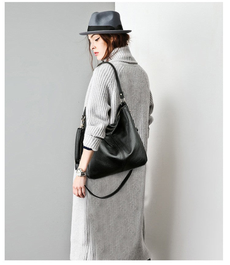 New women's handbag, single shoulder crossbody bag, PU women's tote bag, large capacity women's bag
