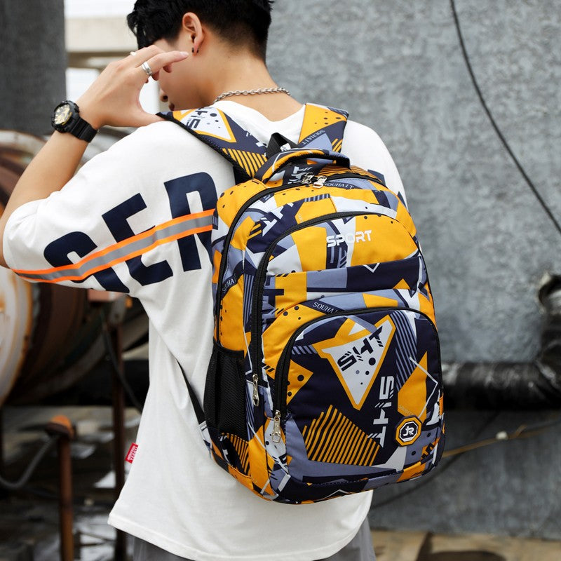 Waterproof Backpack for Travel Large CapacityDurableLaptop Backpack with Laptop Compartment Fashion Student Daypack for Outdoor