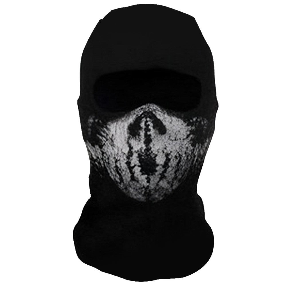 Halloween new mask Black Mask Balaclava Beanies Hats Men Ghost Skull Full Face Warmly Mask Hood Beanie Ggorros Hombre Casquette