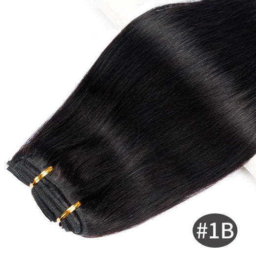 Doreen 160G 200G 240G Volume Series Brazilian Machine Remy Straight Clip In Human Hair Extensions Full Head 10Pcs 16 to 24 Inch
