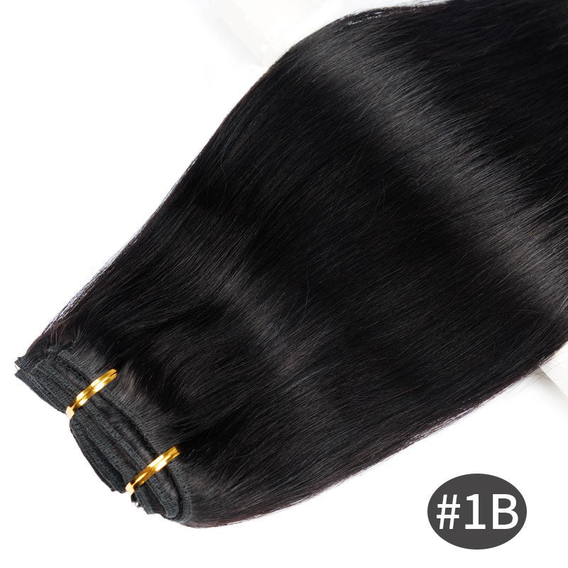 Doreen 160G 200G 240G Volume Series Brazilian Machine Remy Straight Clip In Human Hair Extensions Full Head 10Pcs 16 to 24 Inch