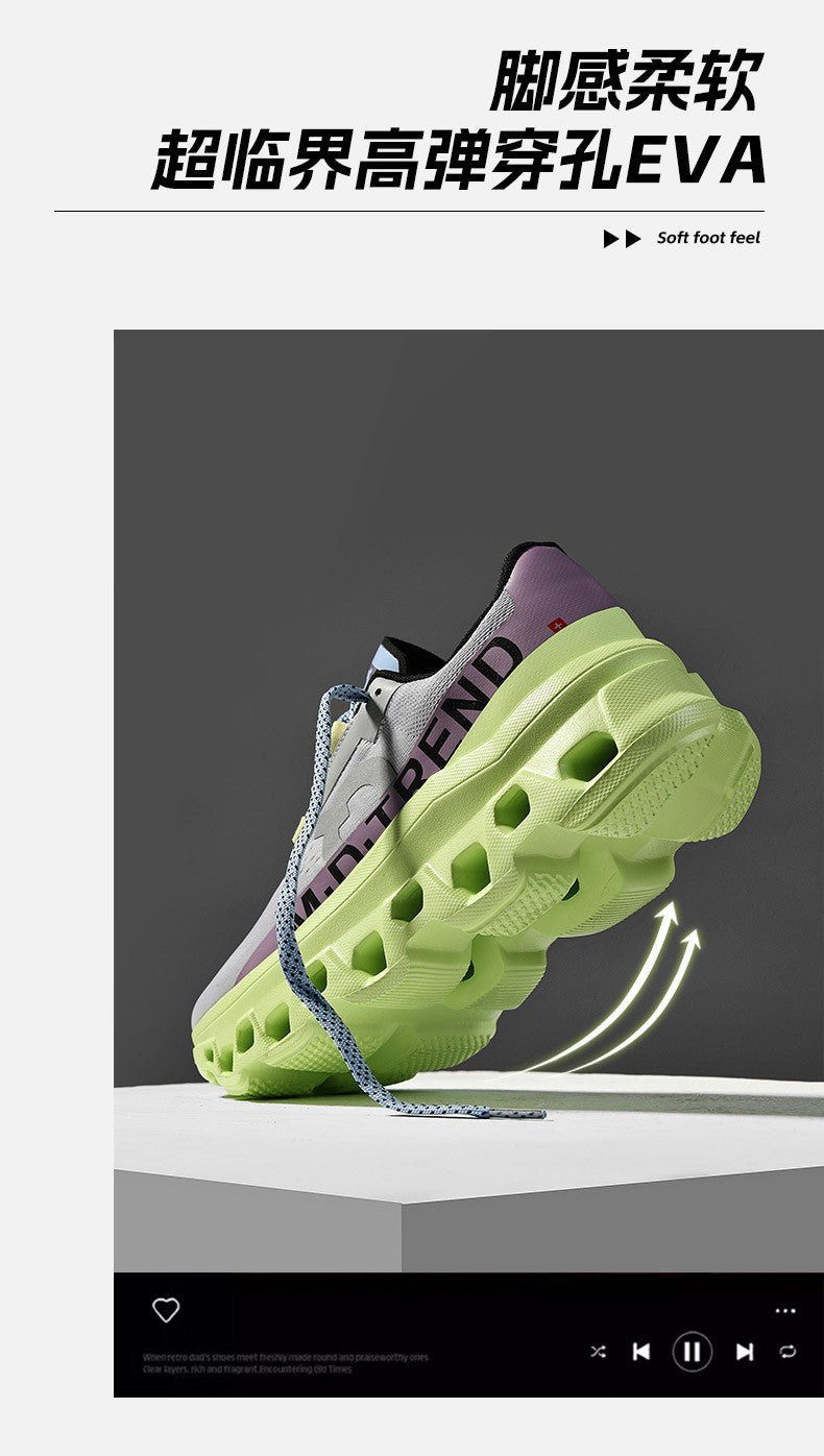 Marathon Men Sports Running Shoes Air Cushion Breathable Lightweight Male Comfortable Athletic Casual Sneakers Hiking Outdoor