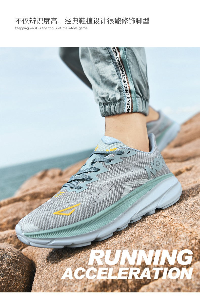 PARZIVAL Men's Sneaker Air Cushion Runner Trainers Tenis Marathon Sports Running Shoes Women Outdoor Athletic Speciality Sneaker
