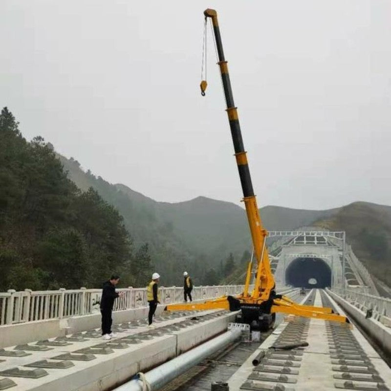 5 Ton Spider Crane with Modular Design, Quick-Change Attachments & Universal Tool Interface for Versatility