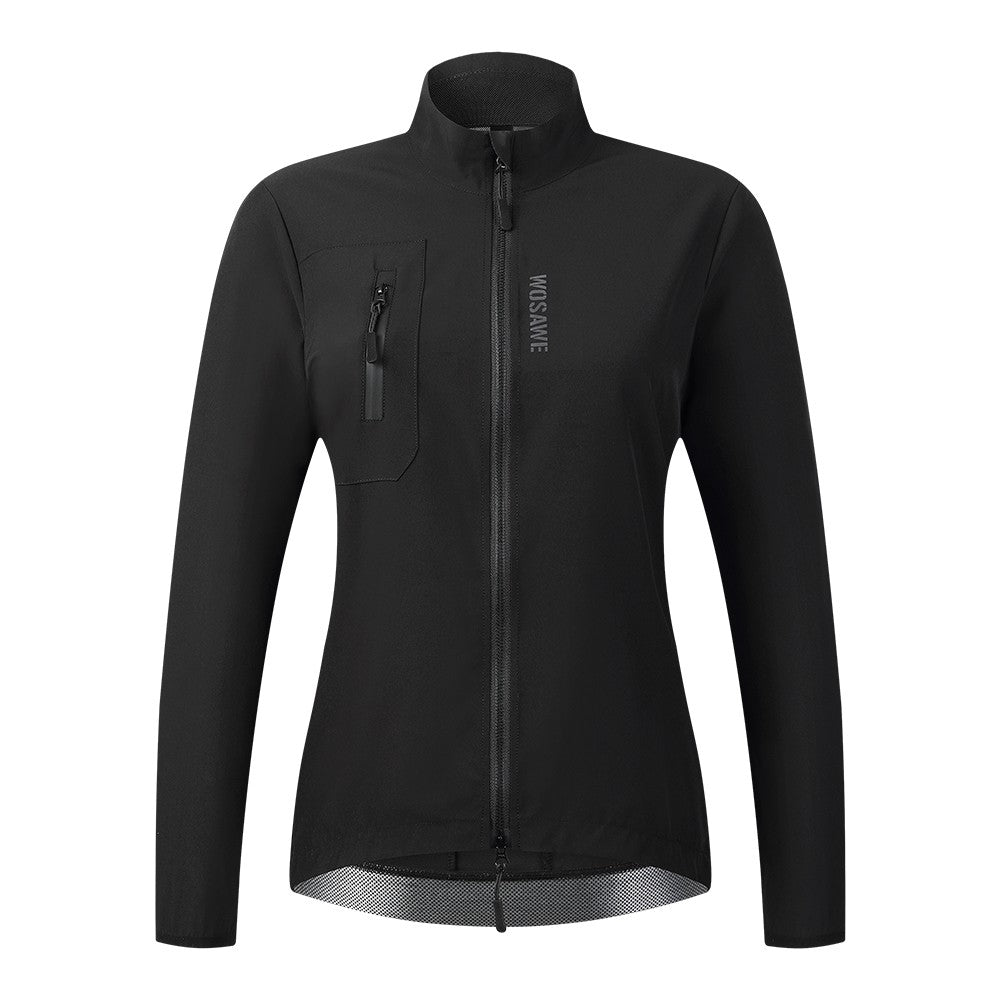 WOSAWE Women's Cycling Jacket Windbreaker Windproof Bike Vest Running Riding MTB Road Bike Tops