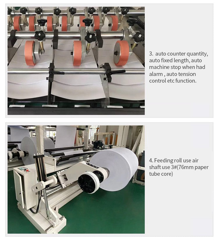 1100Automatic A4 paper cutting machine A3 A4 A5 size paper cutter and packaging machine