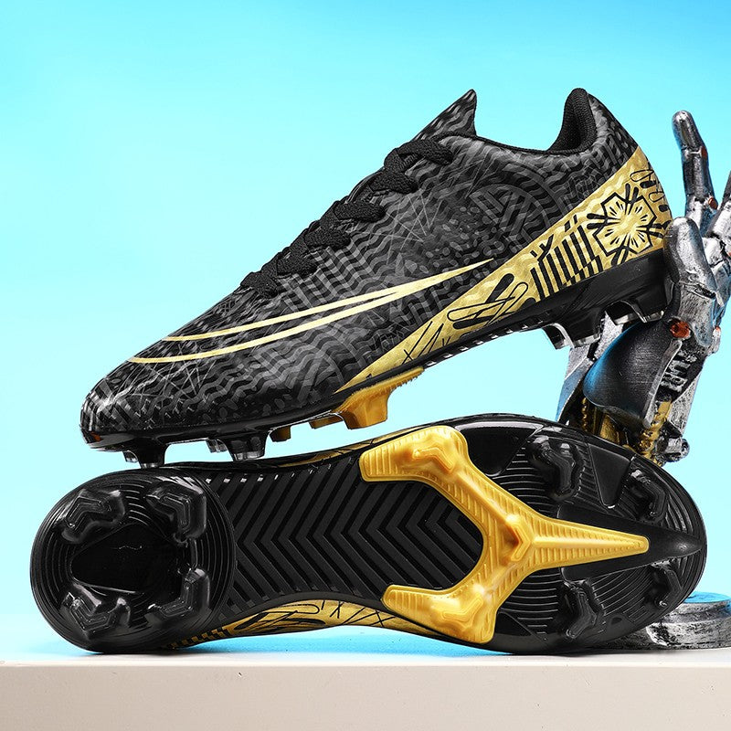 Men Soccer Shoes Adult Kids FG Football Boots Cleats Grass Training Turf Shoes Outdoor Non Slip Futsal Sneakers Unisex