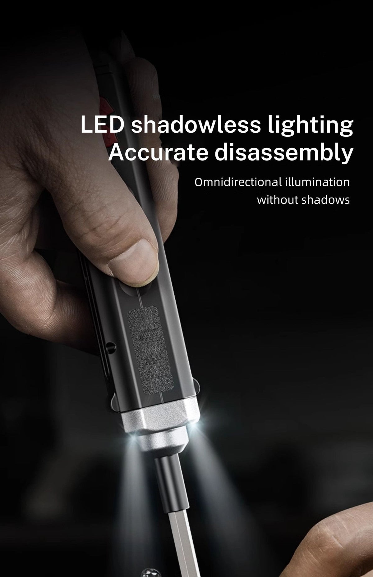 Precision Electric Screwdriver Rechargeable Household Mini Small Electric Drill Multi-Functional Power Tool Sets Screwdriver Set