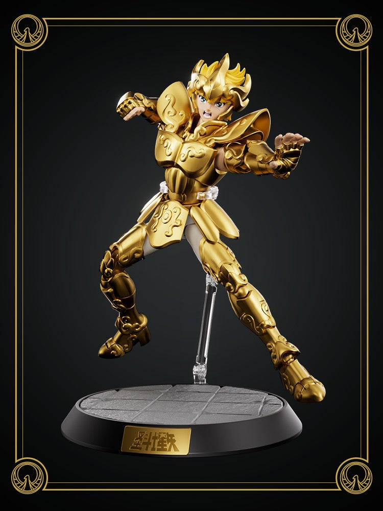 Blokees Saint Seiya Cygnus Hyoga Pegasus Seiya Knights of Zodiac Aquarius Camus Aries Mu Action Figures Anime Model Statue Toys