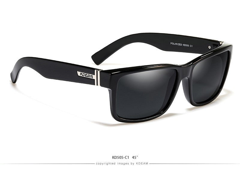 KDEAM Revamp Of Sport Men Sunglasses Polarized Shockingly Colors Sun Glasses Outdoor Driving Photochromic Sunglass With Box