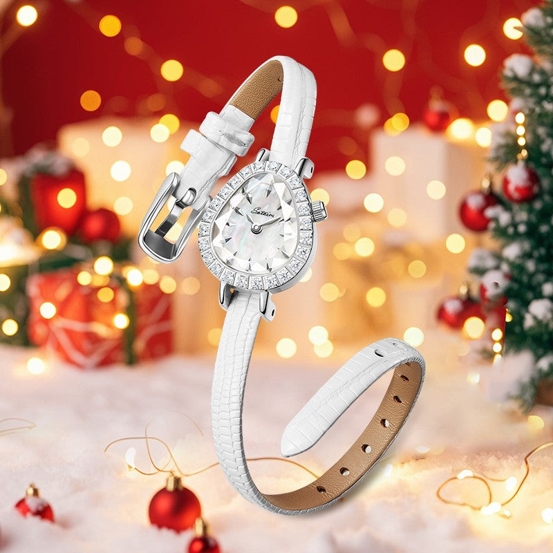 Sotoiru Watches for Woman Fashion Quartz Snake Wristwatches with Qucik Release Strap Original Design Christmas Gift for Woman
