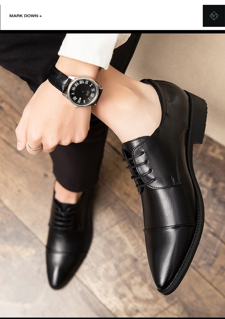 Classic Oxford Leather Shoes For Men Casual Business Wedding Shoes High Quality Men's Dress Formal Social Leather Shoes Male