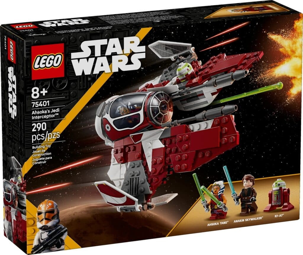 LEGO Star Wars 75401 Asoka's Jedi Interceptor Children's Building Blocks Toy Gift