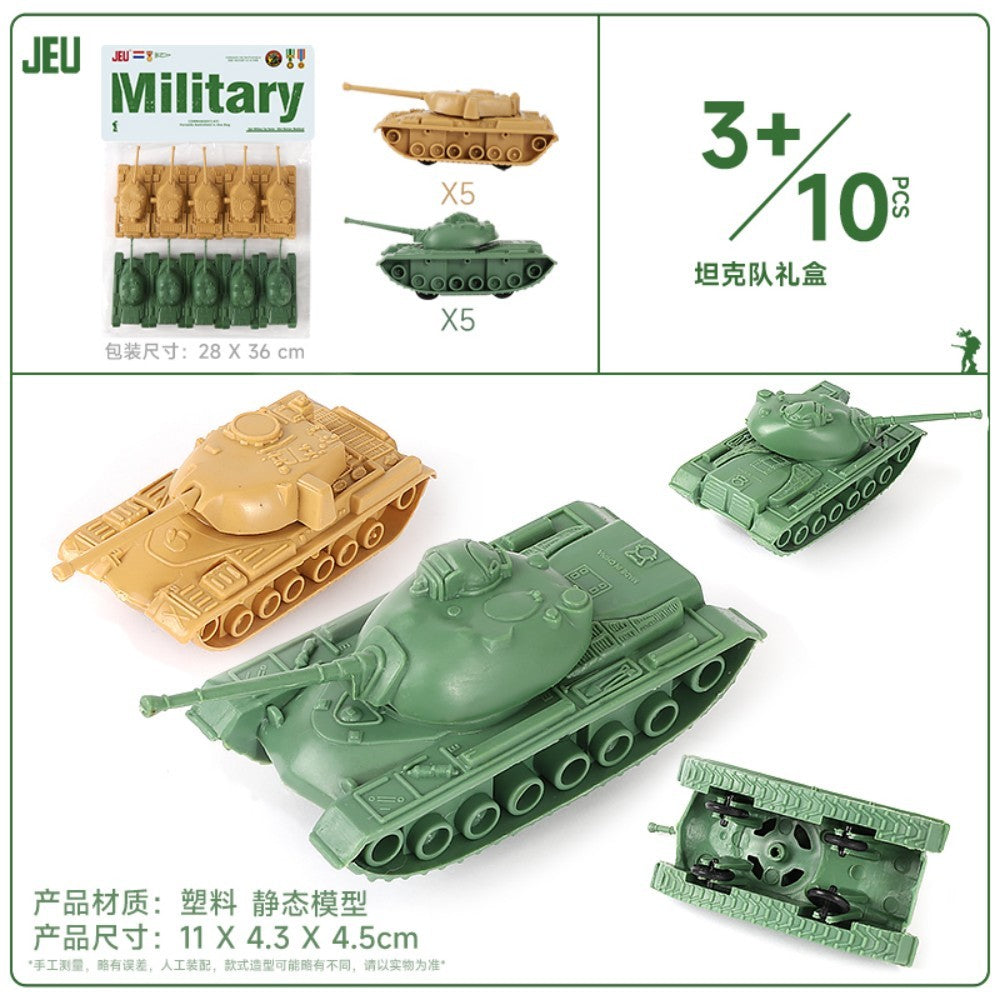 ViiKONDO Army Men Toy Military Vehicle Model Wargame Accessories Tank Radar Missile Launcher Artillery Fighter Barrack Bridge