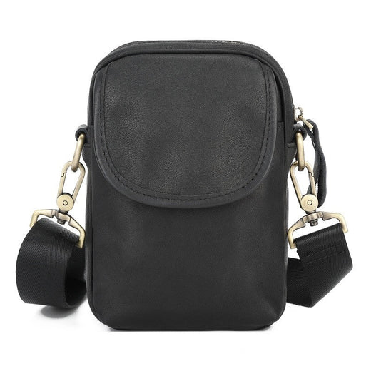 New Men's Cow Leather Crossbody Bag Man Shoulder Bag Casual Male Small Simple Bag For Men