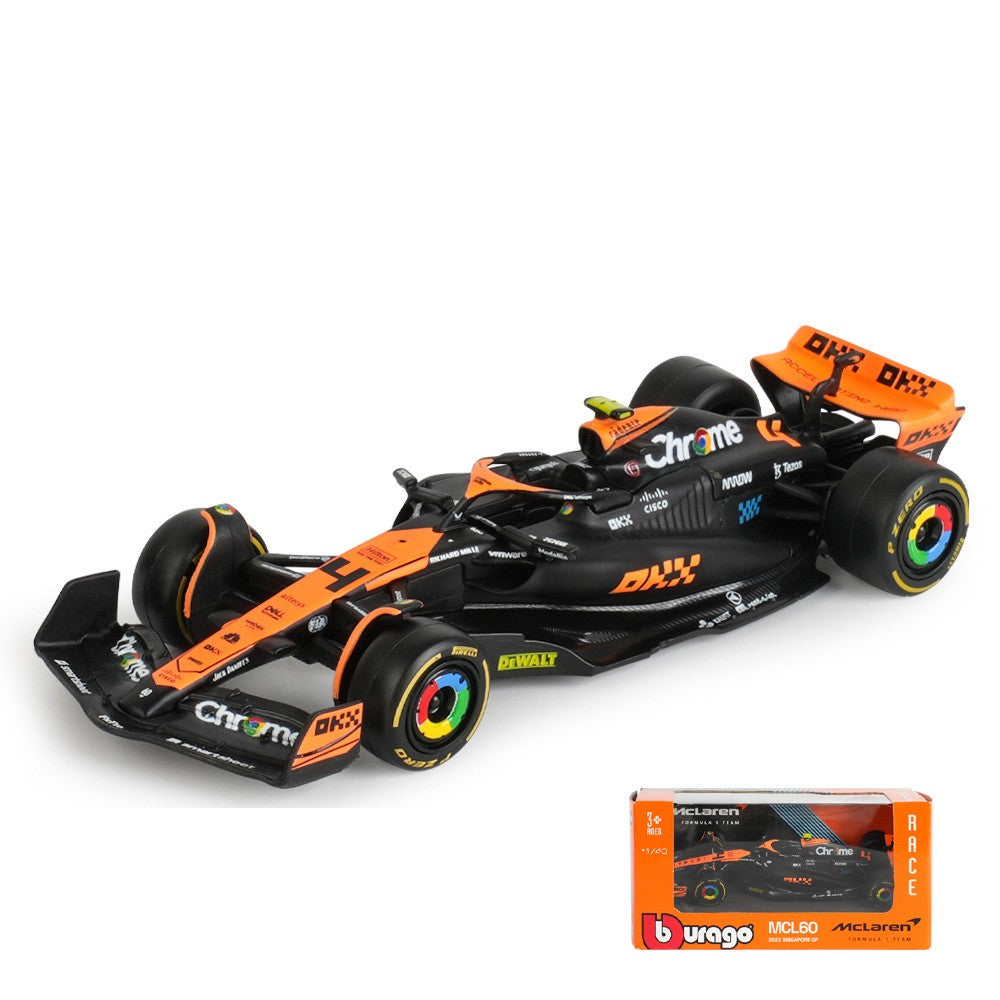 New 2025 F1 Bburago 1:43 Mclaren Mcl39 Miami Gp Monaco Gp Amg W16 F1 Alloy Miniature Diecast Model F1 Champion Mcl38 Toys Gift