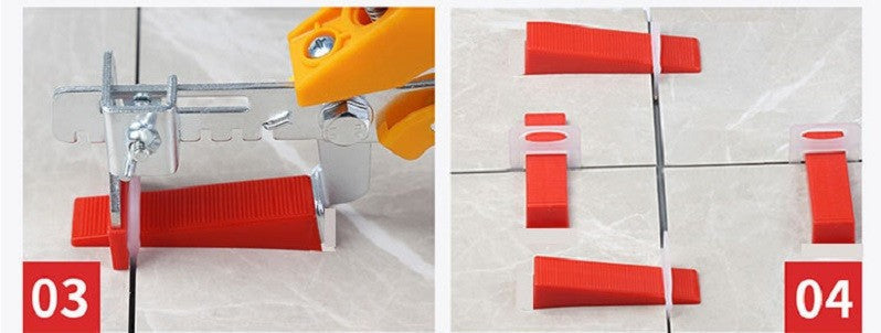 Reusable Ceramic Wedges Insert for Tile Leveling System Clips Spacers Tiling Floor Wall Carrelage Construction Tools Building