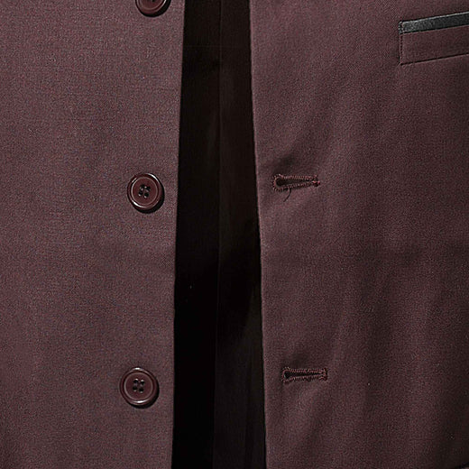 Europe and The United States Solid Color Slim-fit MAO Suit, Men's Autumn and Winter New Fashion Casual Stand Collar Suit Jacket