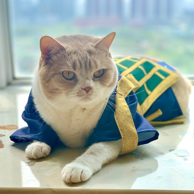 Geto Suguru Pet Cosplay Coat Cartoon Anime Cat Dog Party Costume Cute Pet Clothes Christmas Halloween Pet Costume Photo Props