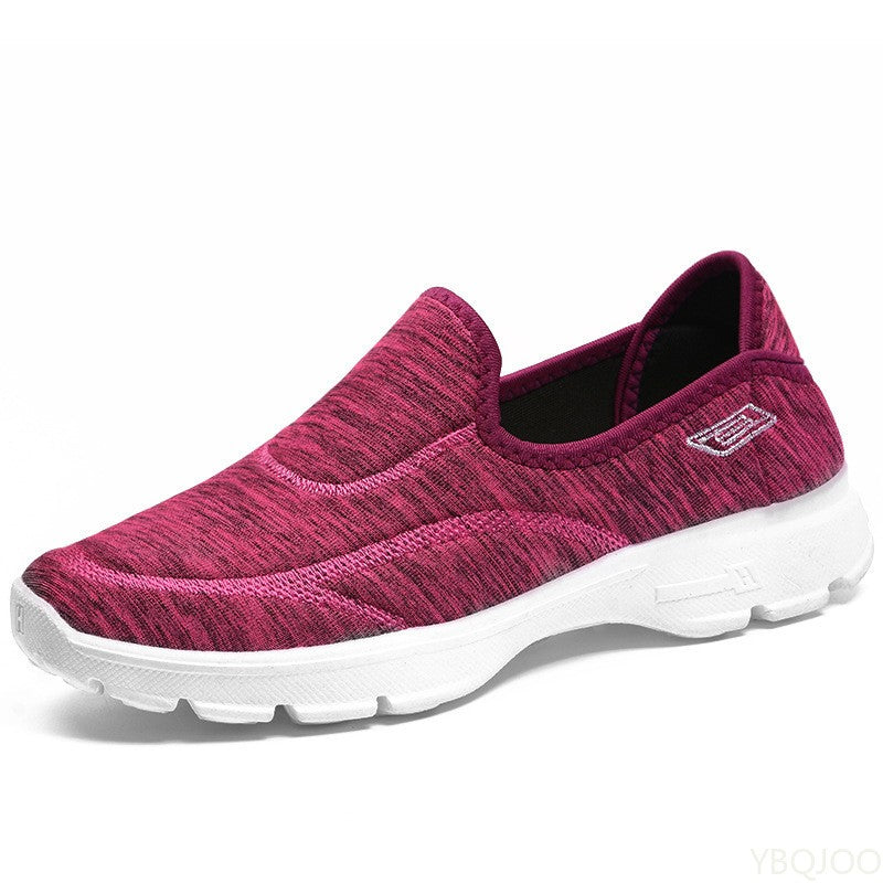 New Women's light Shoes Soft soled Breathable Sneakers Casual middle elderly shoe Couple's Anti slip comfort shoes Zapatos Mujer