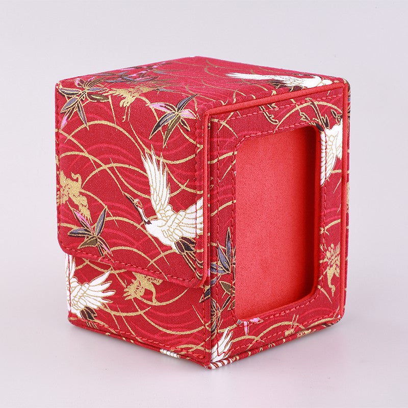 120+ Trading Card Deck Box With Display Window MTG PTCG TCG Board Games Collectible Card Cases YGO Magnetic Organiser Case Gift