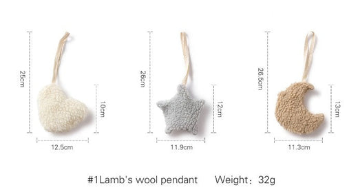 Newborn Gym Pendant Toys Wooden Mobile Crib Hanging Rattle Teether Baby Sensory Toys For Stroller Gym Activity Product Gifts