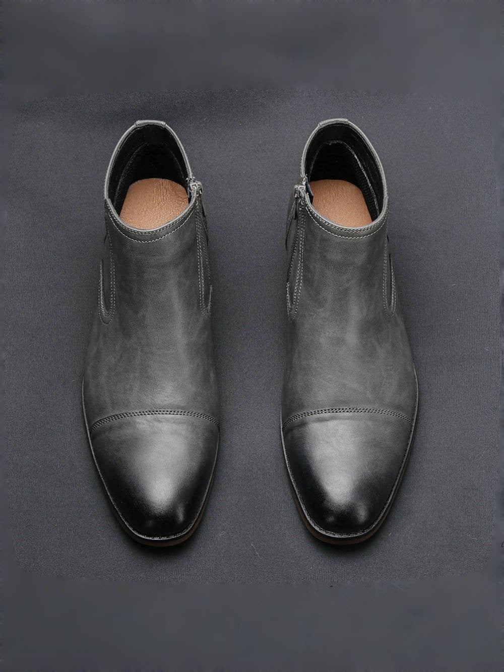 Boots Men Comfortable Fashion 2025 Brand Boots Leather