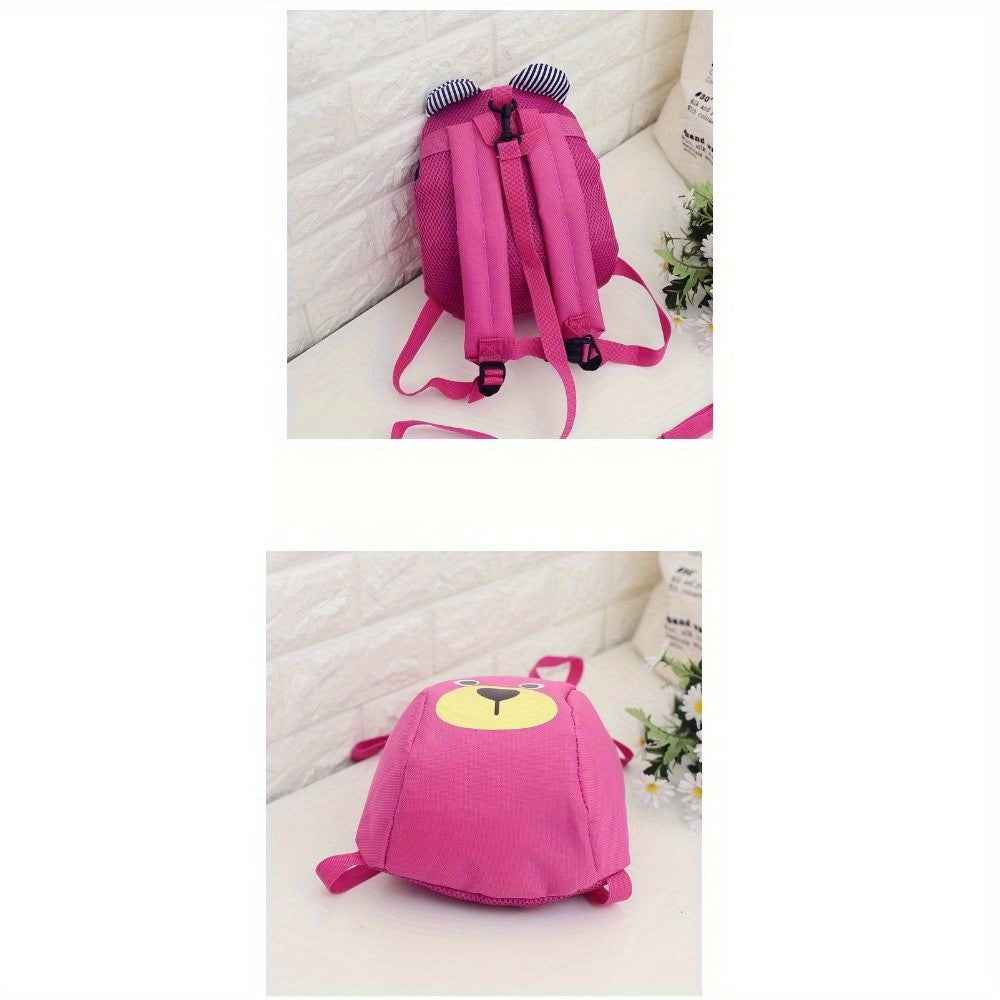 Bear 1-3 Years Old Anti-lost Schoolbag Piggy Cartoon Boys and Girls Kindergarten Primary and Secondary School Backpack