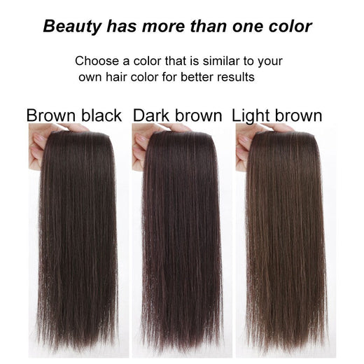 Synthetic 2 pieces/set of wig pads, hair extensions, opening and top replacement pieces, replacement artifact