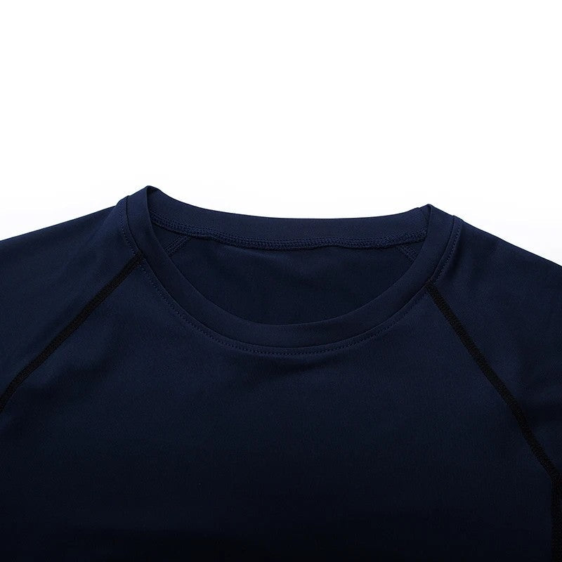 Sun Protection Sports Second Skin Running T-Shirt Men's Fitness Rashgarda MMA Long Sleeves Compression Shirt Workout Clothing