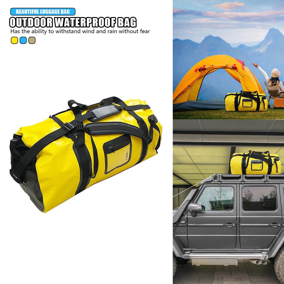 Universal Motorcycle Waterproof Tail Bags Back Seat Bags Cycling Camping Travel Bag Motorbike Scooter Sport Luggage Pack 66L 40L