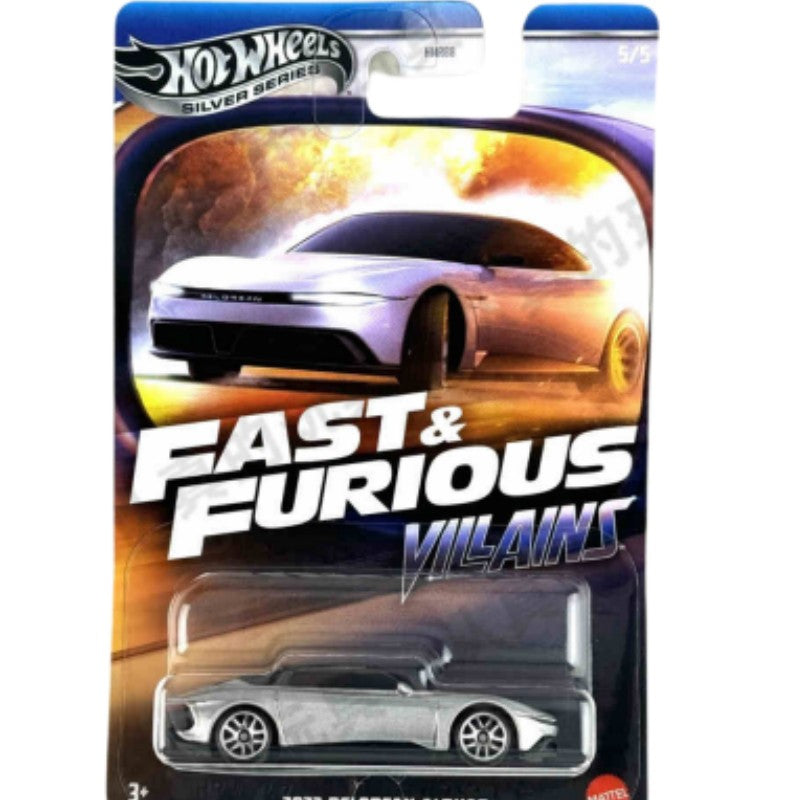 Hot Original Hot Wheels Silver Car Fast & Furious Villains Themed Asst Mix 2 HNR88 J 1/64 Diecast Vehicle Models Cars Toys Boys