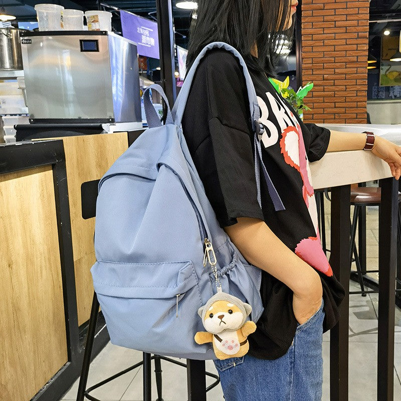 Customized Name Personalized Nylon Backpack Lightweight Practical Bag, Ideal Gift for School Season Daily Use Outdoor Activities